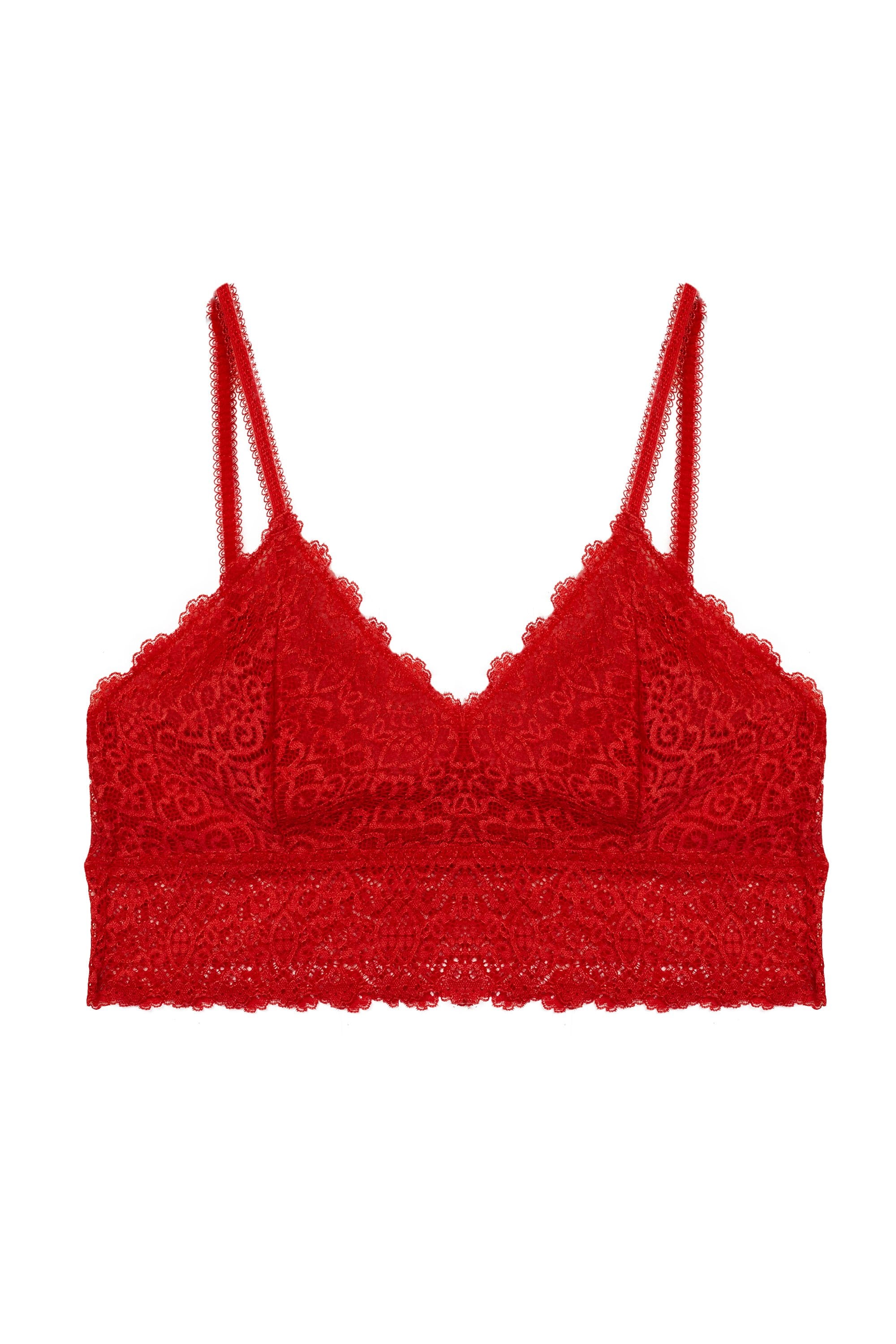 Ariana Red Everyday Lace Bralette