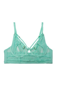 Playful Promises Eddie Aqua Crossover Wrap Fuller Bust Bra