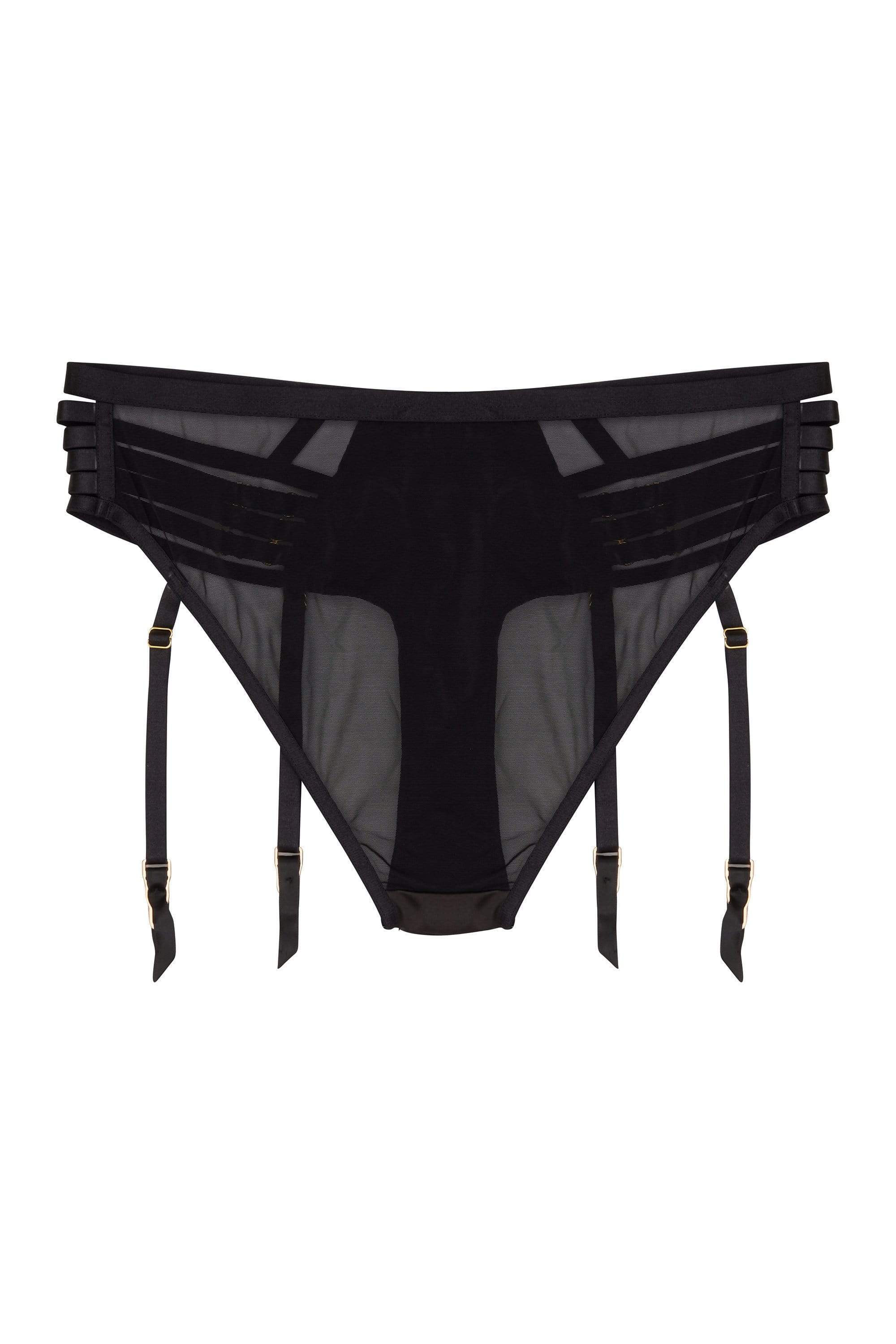 Regalia Delta Suspender Detail High Waist Brief