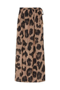 Leopard Wrap Beach Skirt