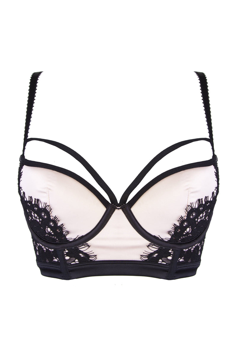 Hedy Textured Lace Plunge Bra Curve