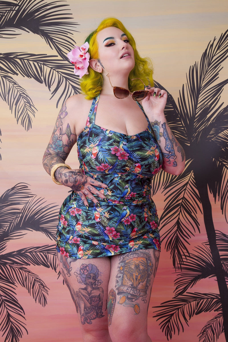 Collectif Jungle Balcony swimsuit