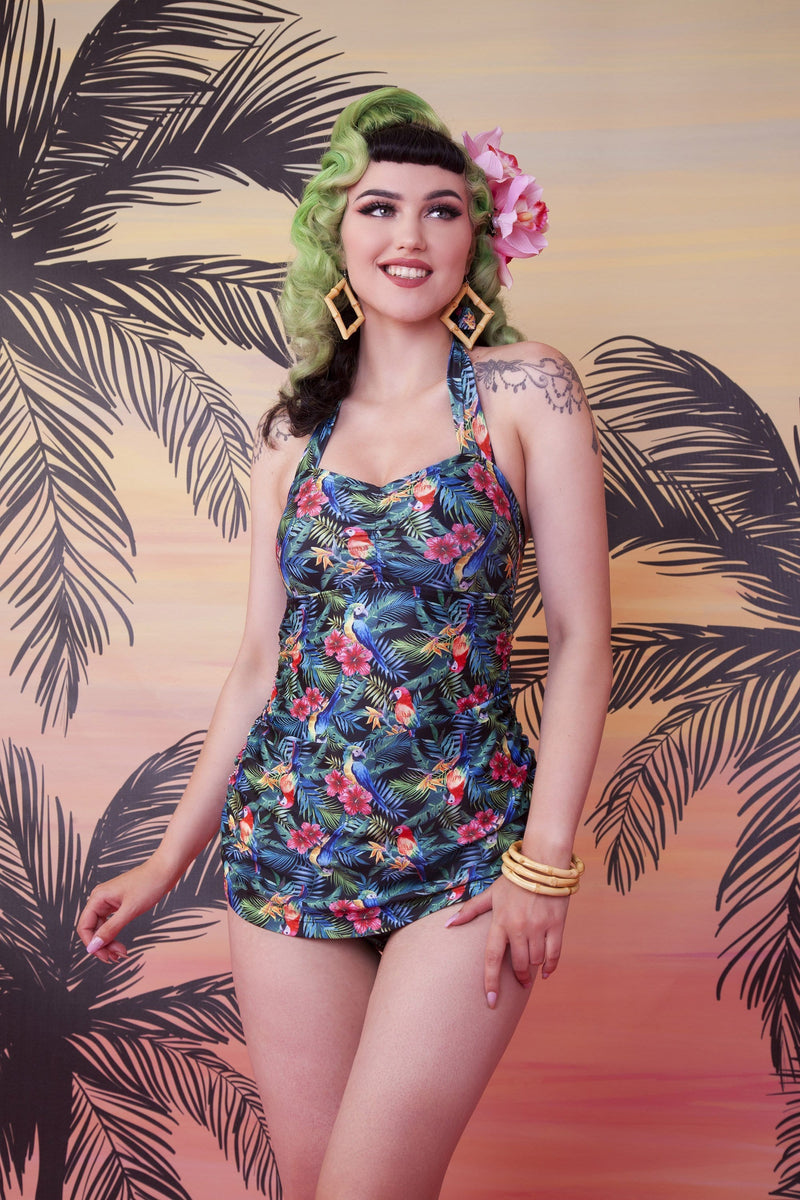 Collectif Jungle Balcony swimsuit