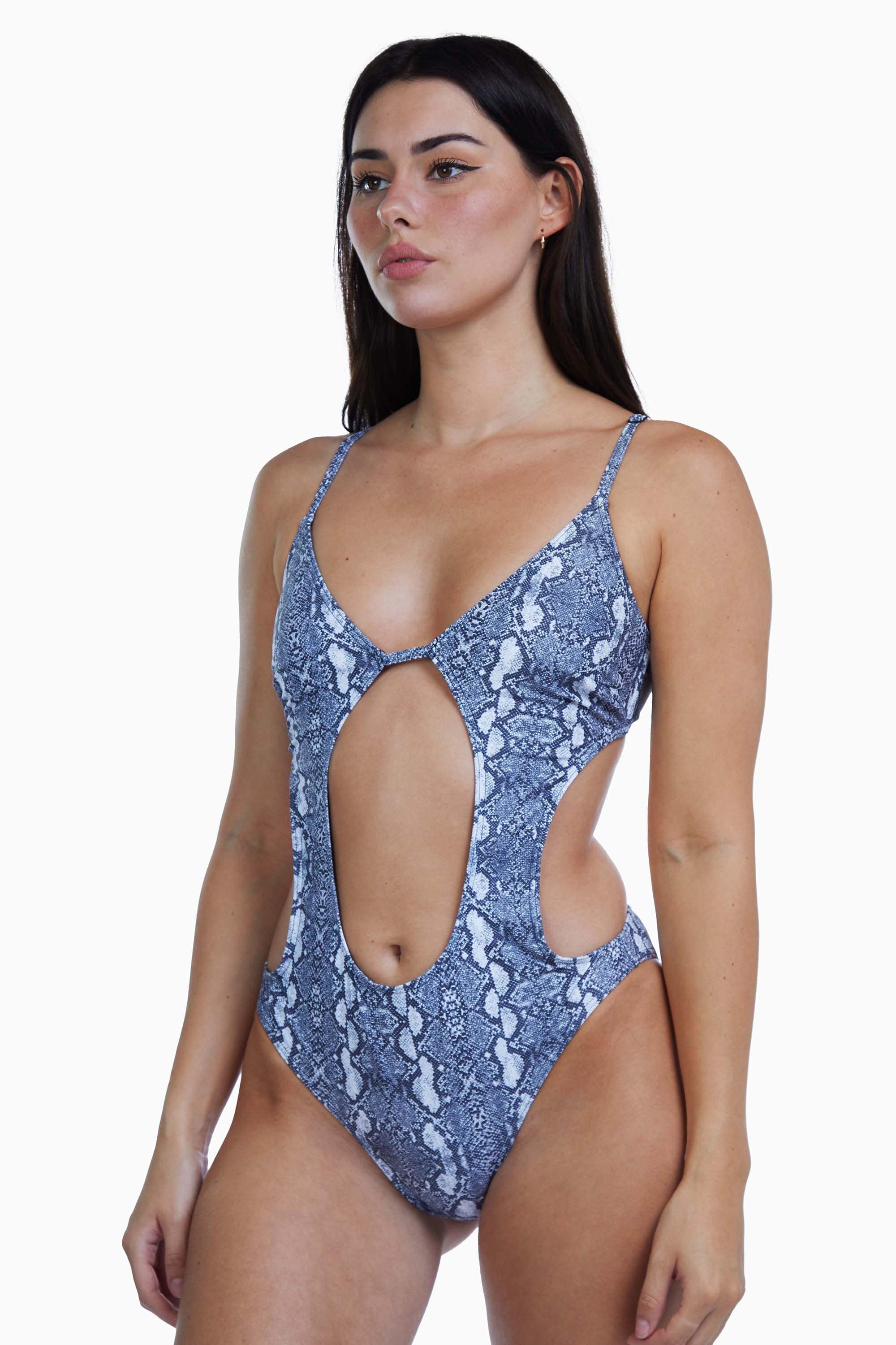 Snakeprint Swimsuit