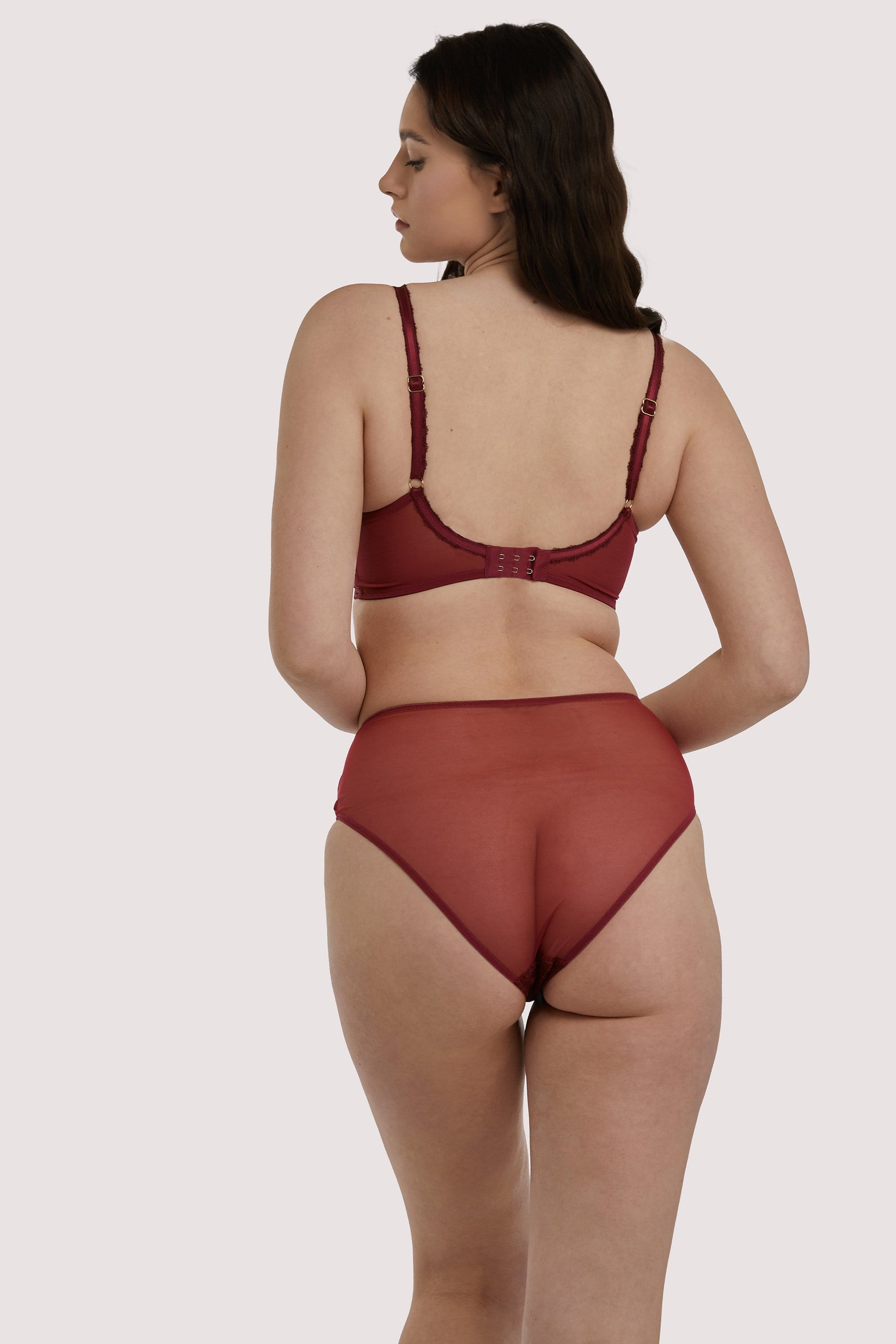 Emma Merlot Wine High Waist Brief