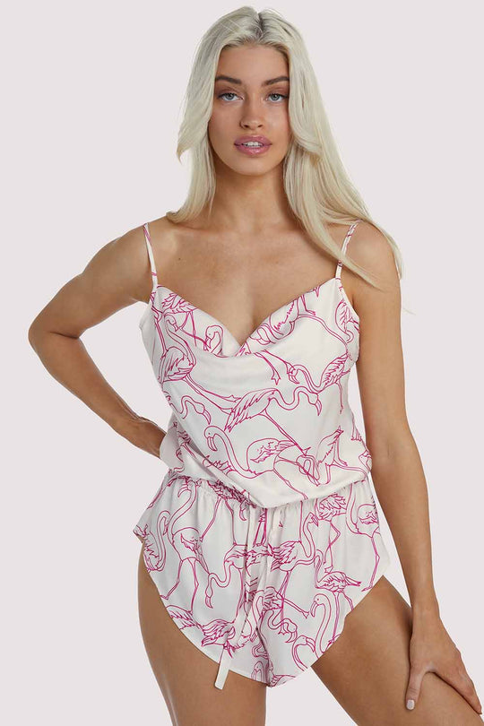 Pink Flamingo Playsuit