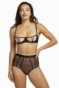 Regalia Colette Mesh Panelled High Waist Brief