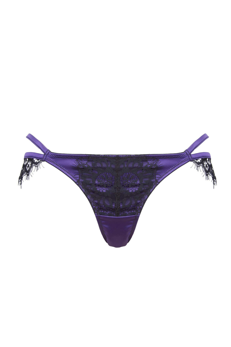 Sheba Purple Lace Brief Curve