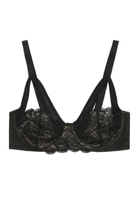 Wolf & Whistle Phoebe Lace and mesh overlay bra B - F