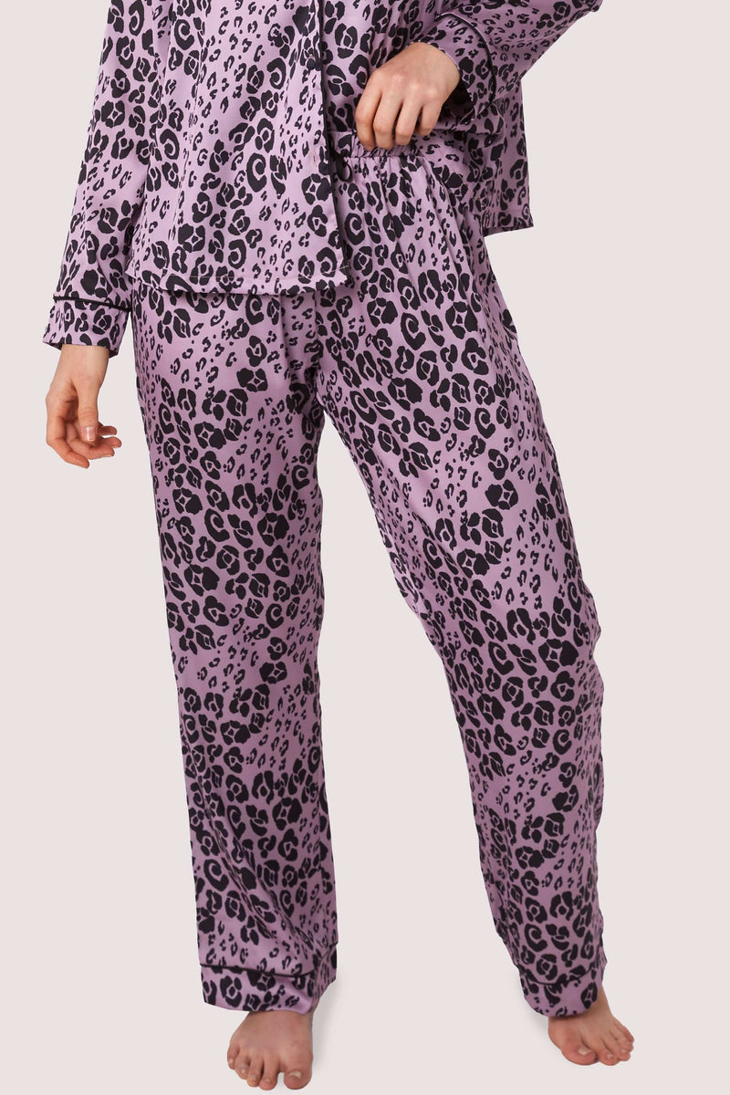 Kaylee Long Sleeve Lilac Animal PJs