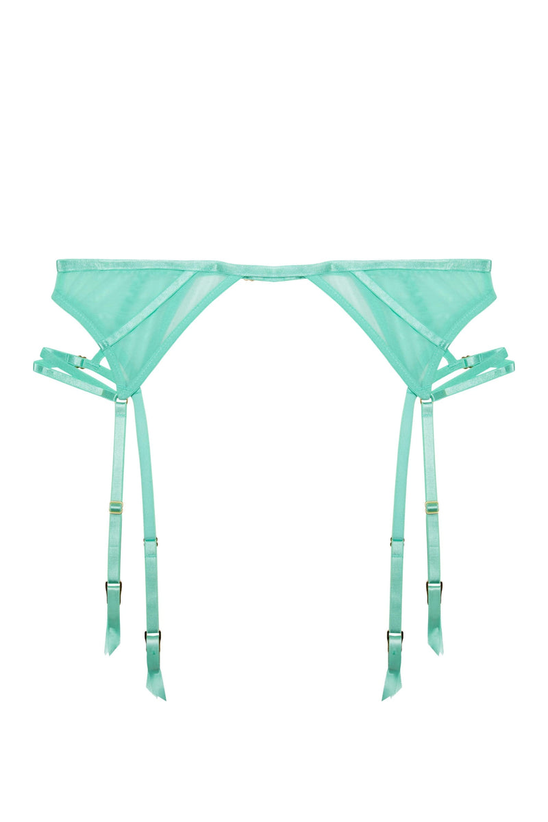 Penny Neon Green Strappy Mesh Suspender Belt Playful Promises Australia Penny Neon Green Strappy Mesh Suspender Belt Playful Promises Australia