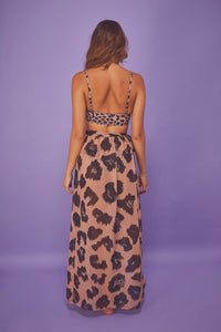 Leopard Wrap Beach Skirt