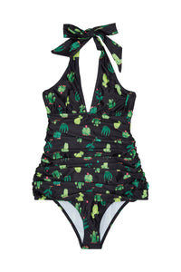 Collectif Cactus Skirted Swimsuit