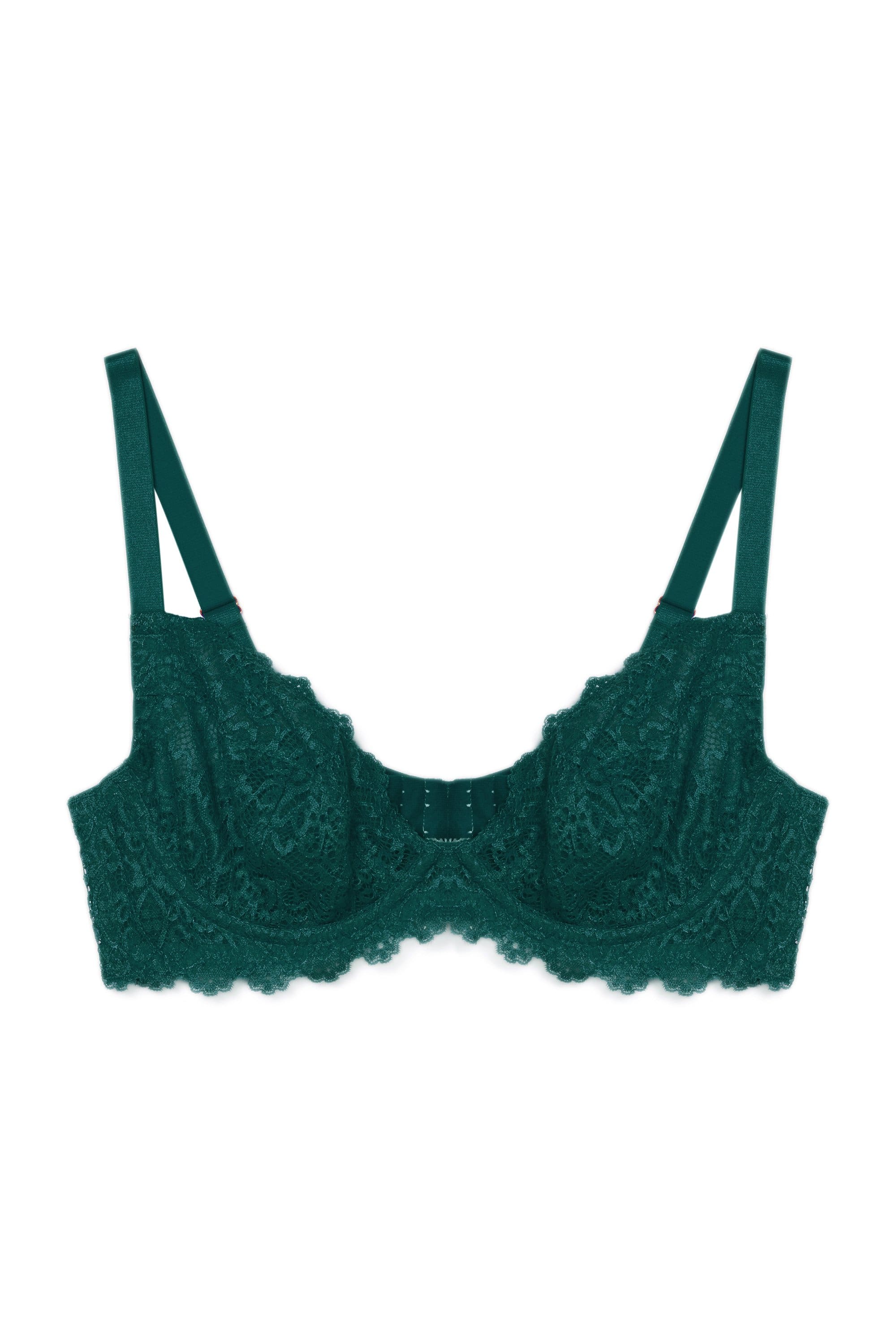 Ariana Teal Everyday Lace Bra