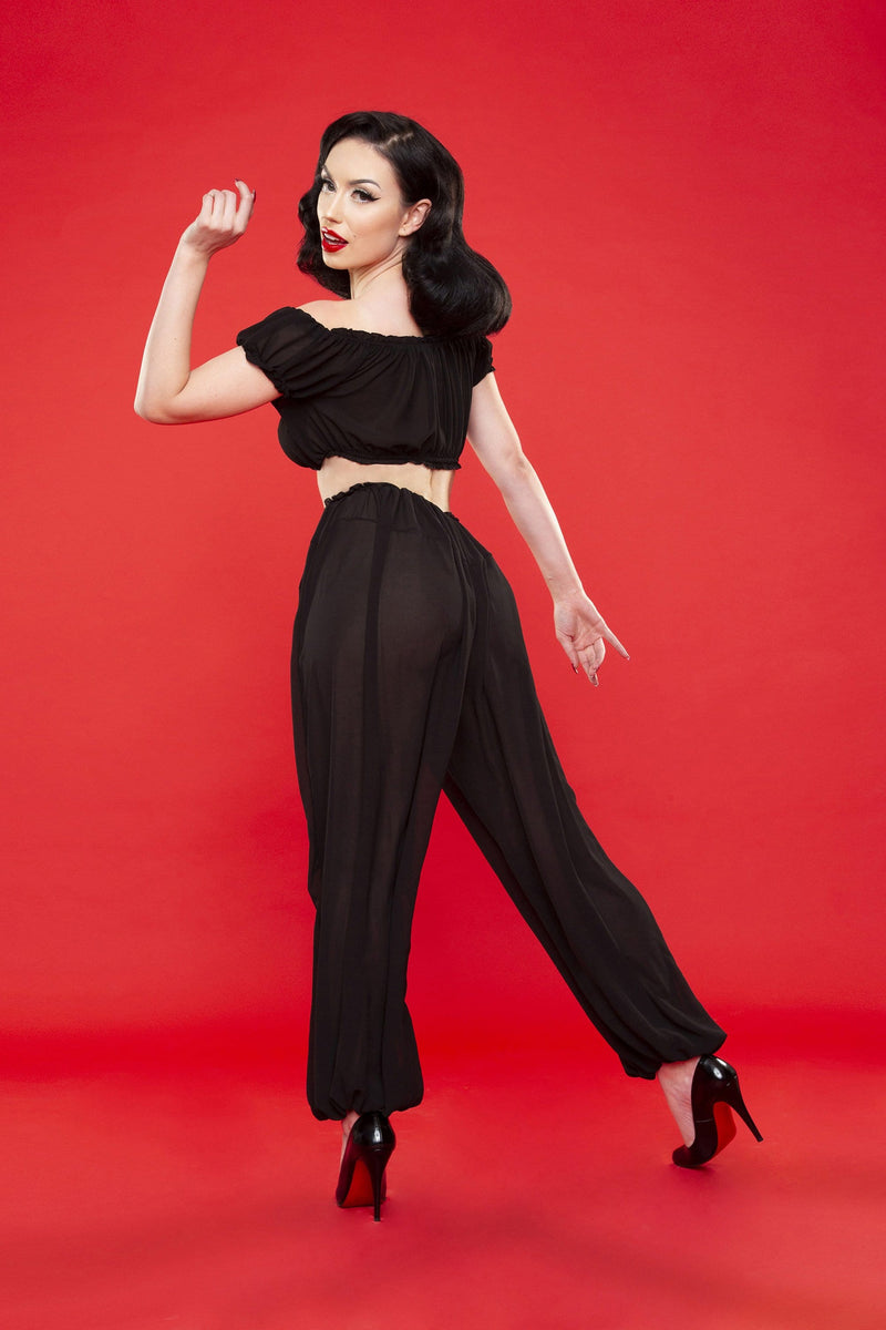 Bettie Page Retro Lounge Trousers