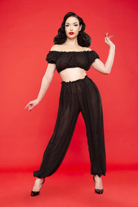 Bettie Page Retro Lounge Trousers