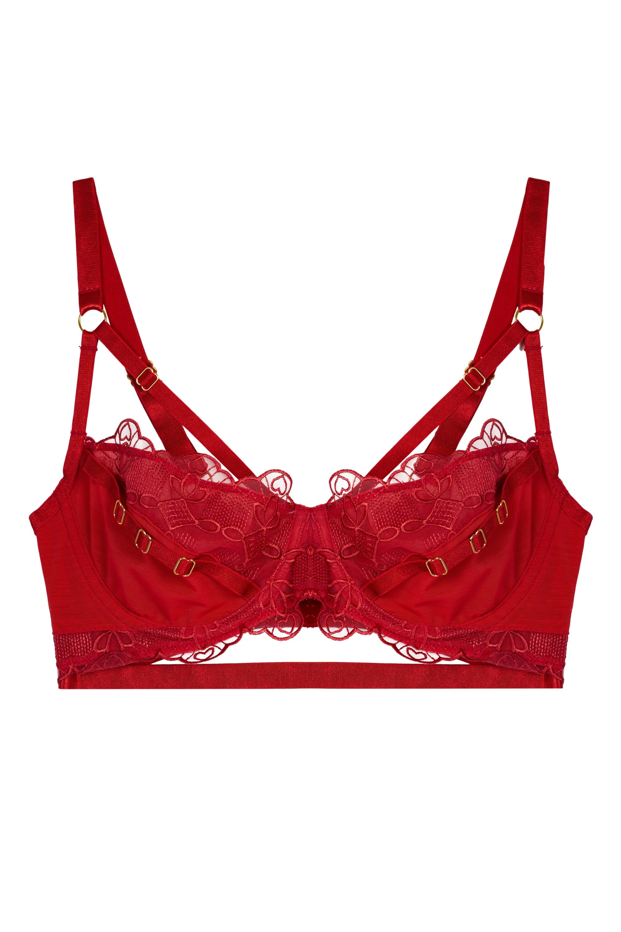 Iris Slider Red Balcony Bra