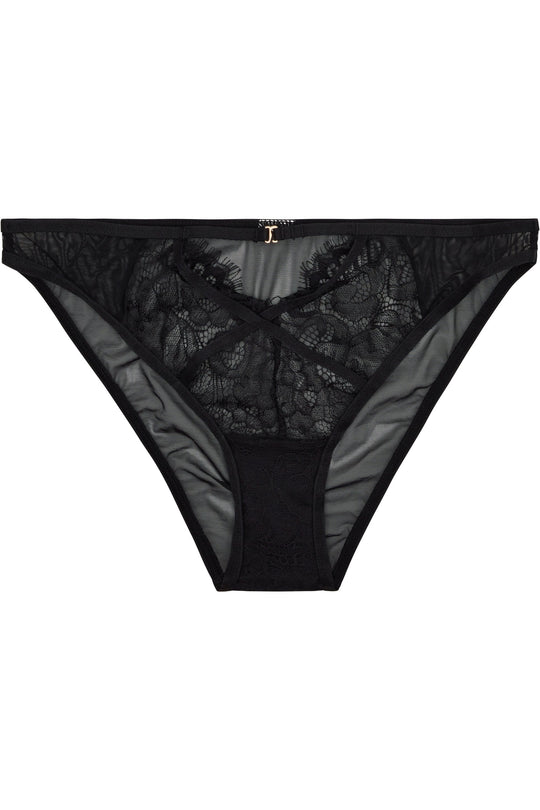 Peek & Beau Polly Black lace brief