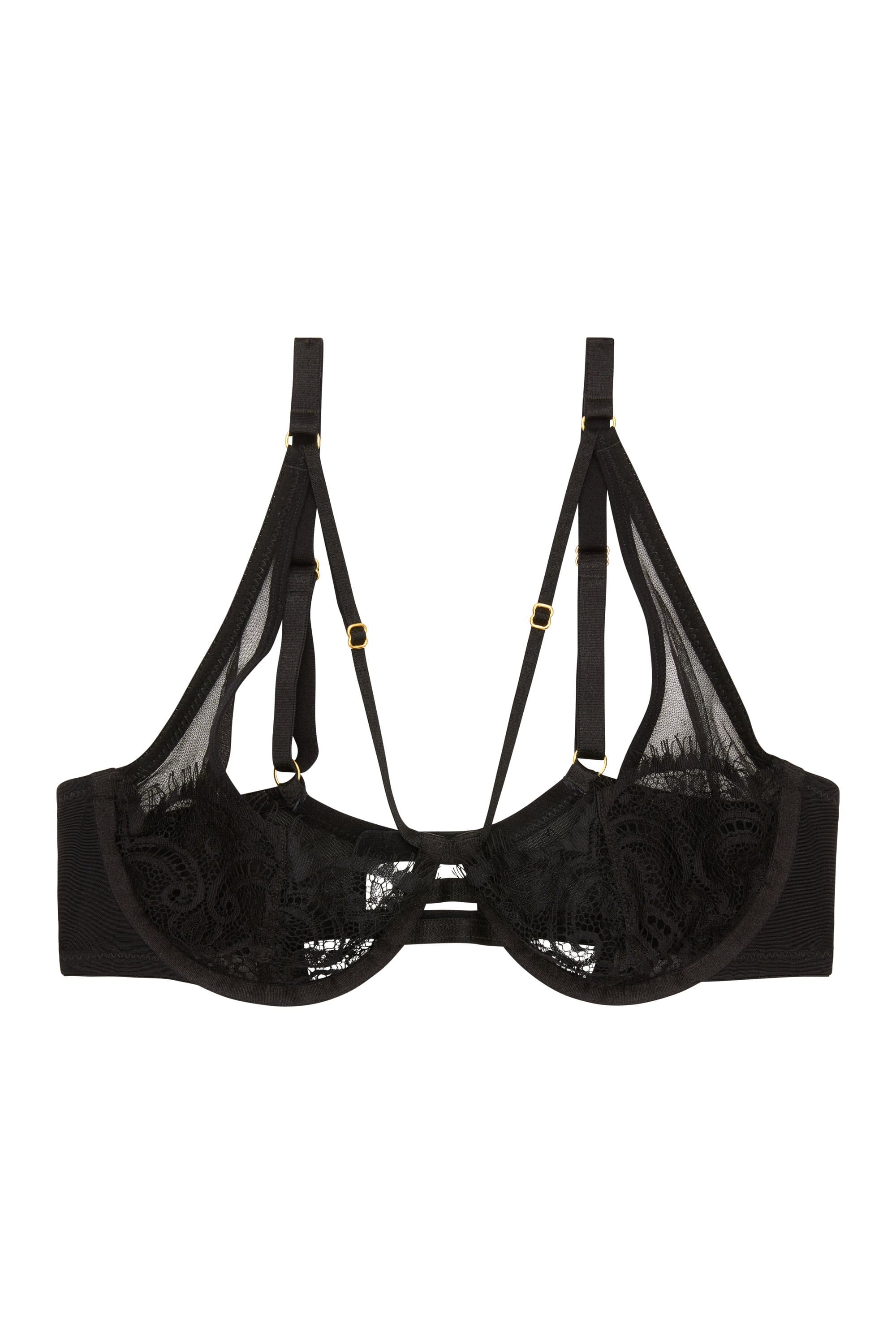Wolf & Whistle Layla Lace Overlay High Apex Bra