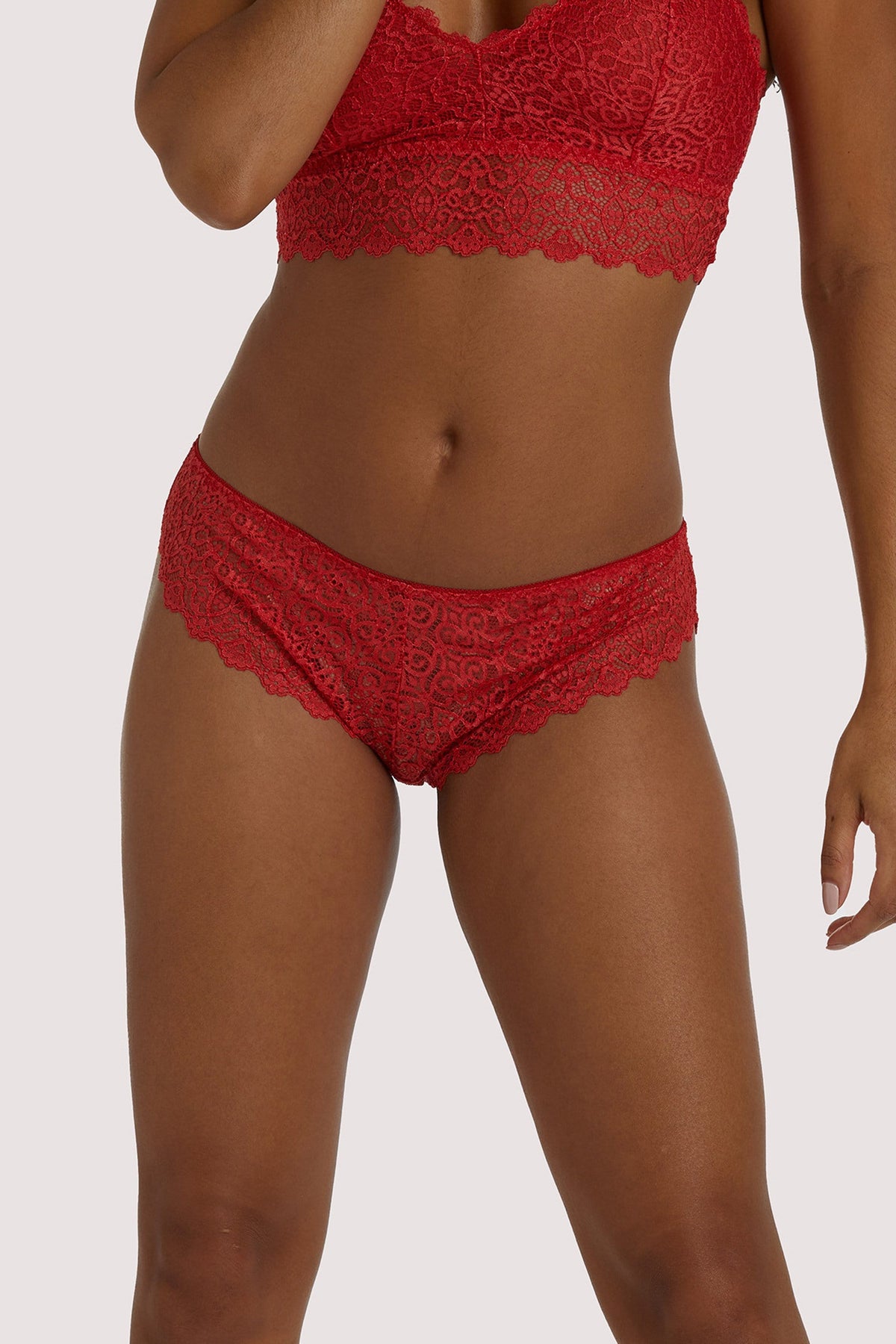 Ariana Red Everyday Lace Bralette – Playful Promises Australia