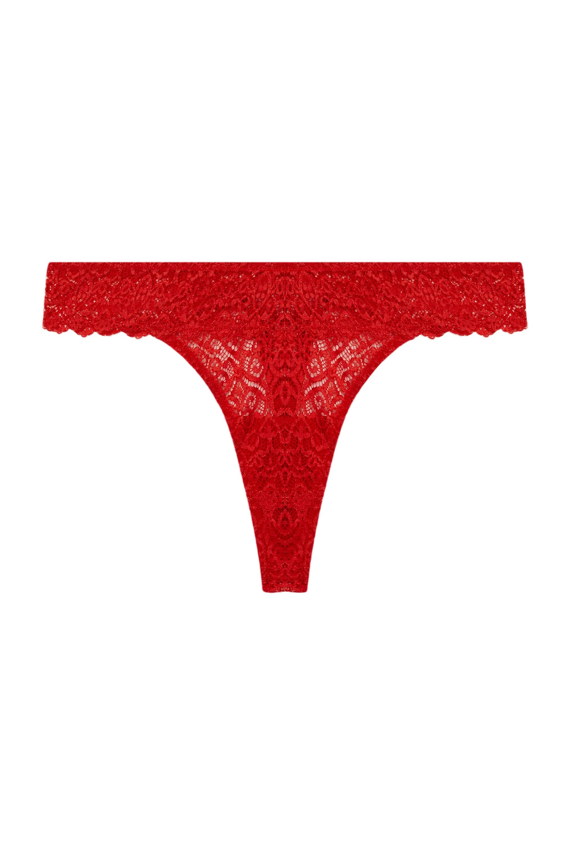 Ariana Red Everyday Lace Thong