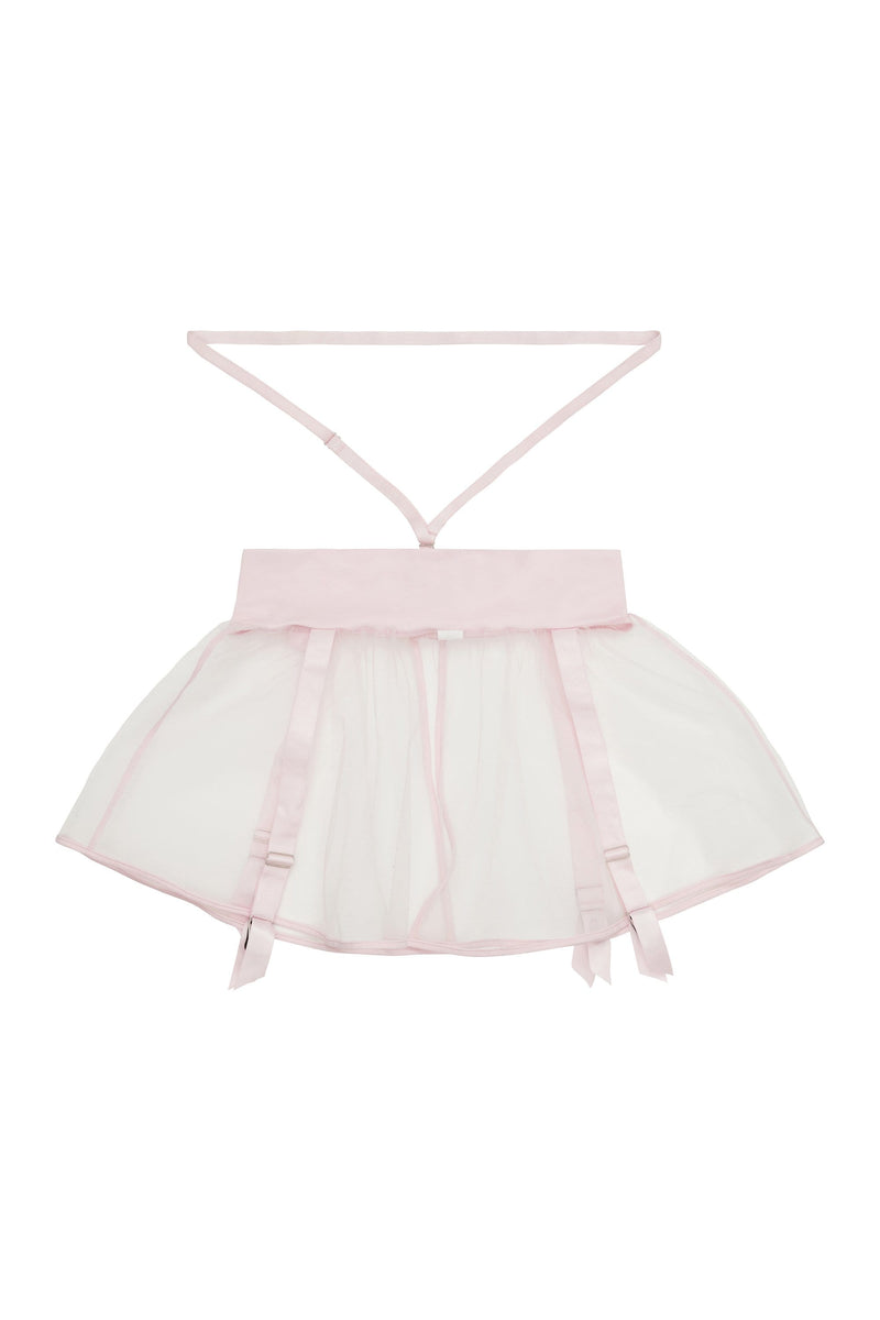Peek & Beau Caia Pink Suspender Harness Skirt