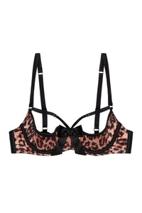 Felicity Hayward Orchard Leopard Open Cup Bra